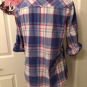 Express Tops - ⭐️EXPRESS LONG SLEEVE FLANNEL BLOUSE SIZE M Express Tops - ⭐️EXPRESS LONG SLEEVE FLANNEL BLOUSE SIZE M